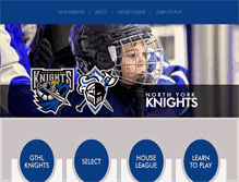 Tablet Screenshot of knightshockey.org